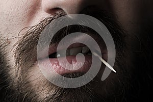 Man with Toothpick photo