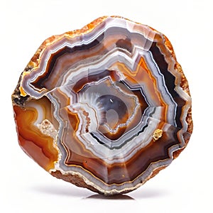 close up of a beautiful agate stone. natural stone texture