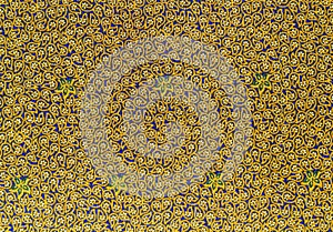 Close up beautiful flower pattern