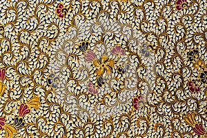 Close up beautiful flower pattern