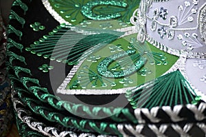 Beautiful Sombreros for sale in Mexico photo