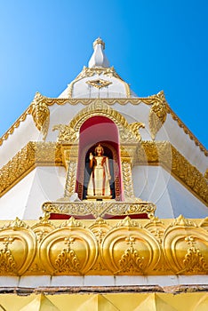 Close up of Beautiful Pagoda in Buddhism , Thailand