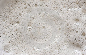 Close up of Beer foam