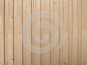Close up of beige brick texture planked background