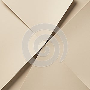 Close-up of beige paper sheets arranged in an overlapping pattern. The smooth texture
