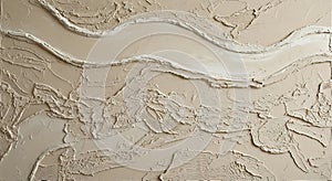 Textured Beige Plaster Wall Background