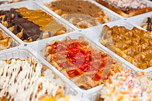 Belgian waffles in Brussels