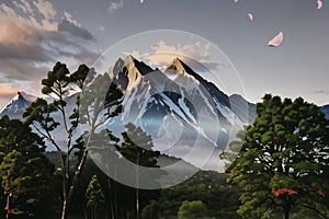 Close-up of the big mount