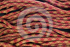 Close up of bight of rope