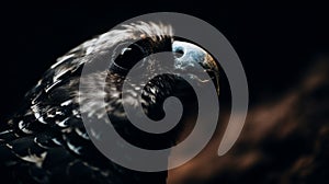 close up of a bird's eye