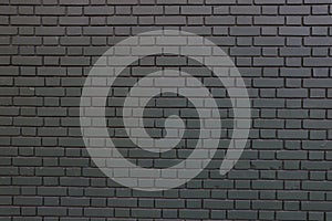 Close up of a black brick wall