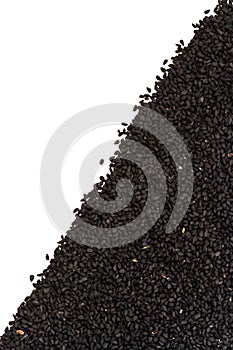 Close up. Black sesame seed
