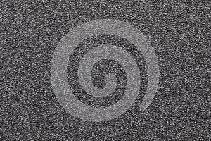 Close up of black sponge texture