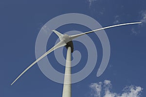 Close-up blades windturbine