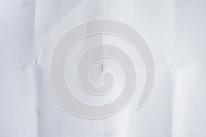 close up blank white crease paper textured background, card design