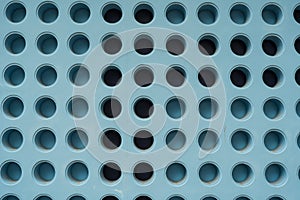 Blue cement hole wall background