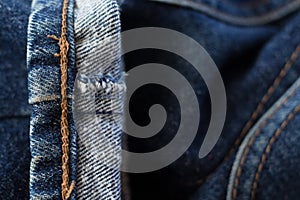 Blue denim jean texture background