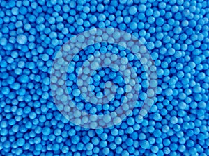 Blue Polystyrene foam background