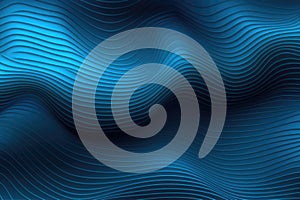 Close up of blue to black seamless wave pattern, created using generative ai technology