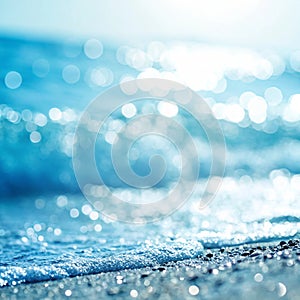 Close up blurred blue gradient background