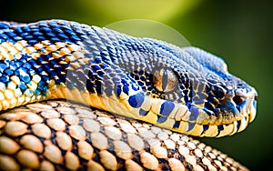 Close up of a boa constrictor snake, Thailand