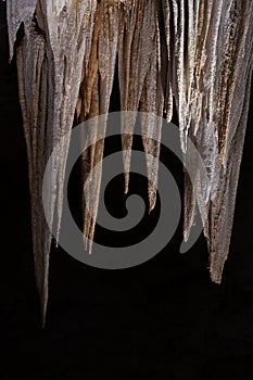 Close Up Of The Bottom Of The Chandelier in Carlsbad Caverns