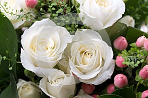 Close-up of a bouquet roses