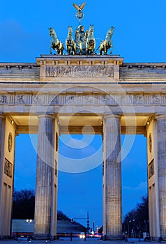 Close Up Brandenburg Gate photo