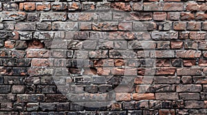 Brick Wall with Fire Hydrant