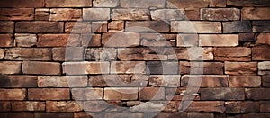 a close up of a brick wall with a lot of bricks