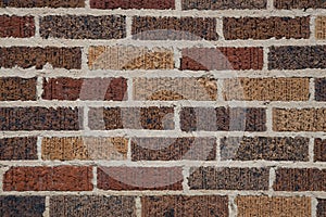 Brick Wall with various colors