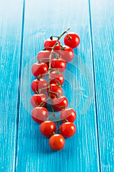 Close-up of bright cherry tomatoes