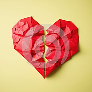 Close Up Of A Broken Heart