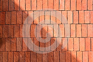 close up brown brick wall texture background, construction industry