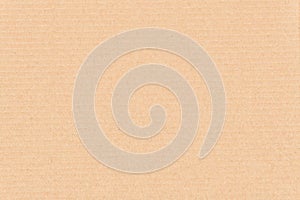 Close up of brown carton, cardbox or cardboard paper background texture flat lay