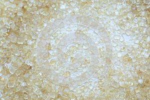 Close up brown sugar crystals for textured background