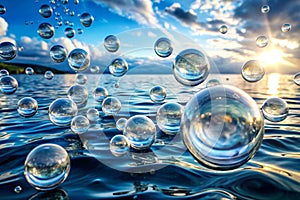 Bubbles in Water