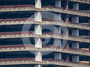the close up of building construction, hk 5 Jan 2013