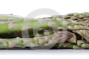 Close up of bunch of asparagus