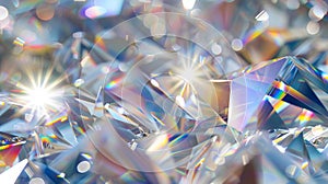 A close up of a bunch of diamonds