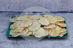 close up of a bunch of raw melinjo