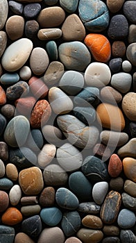 A close up of a bunch of rocks. Generative ai