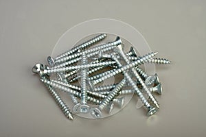 Close up of a bunch screws.