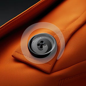 a close up of a button