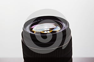 Close-up of a Camera Lens