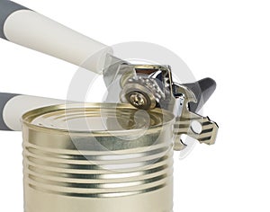 Close up of the can opener