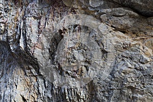 Close up of Canyon Wall