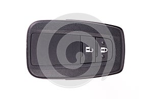 Close up of car remote control