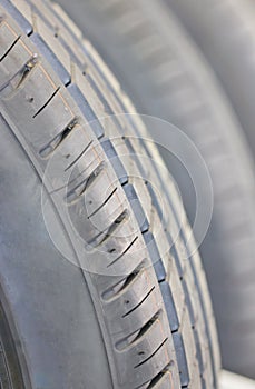 Close Up Car's Tire.
