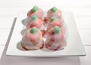 Close up Cassata dessert